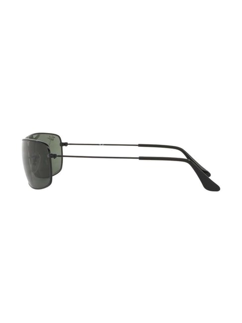 Ray-Ban 0RB3334I Dark Green Highstreet Rectangular Sunglasses - 61 mm