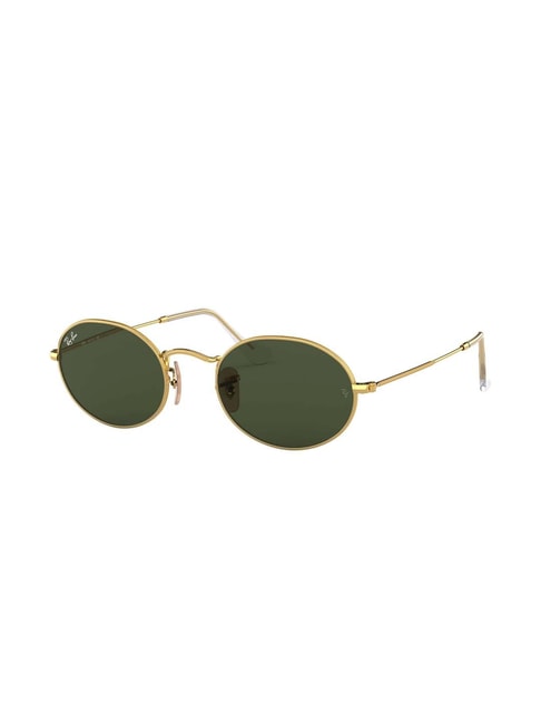 Ray-Ban 0RB3547 Bottle Green Icons Oval Sunglasses - 51 mm