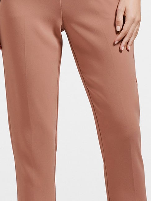 Buy Forever New Rust Carrie Cigarette Pants for Women Online @ Tata CLiQ