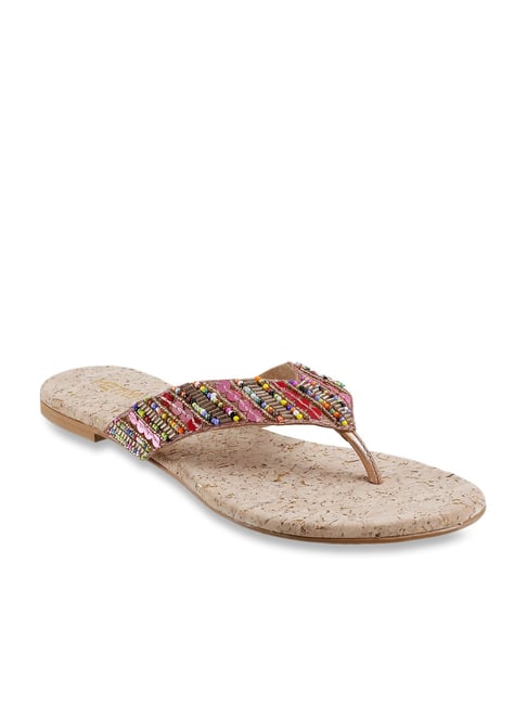 Metro Chikoo Thong Sandals Price in India