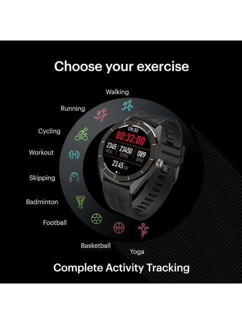 noise loop black smartwatch