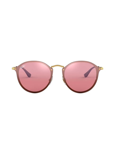 Buy Ray Ban 0RB3574N Pink Blaze Round Sunglasses 59 mm Online At Best Price Tata CLiQ