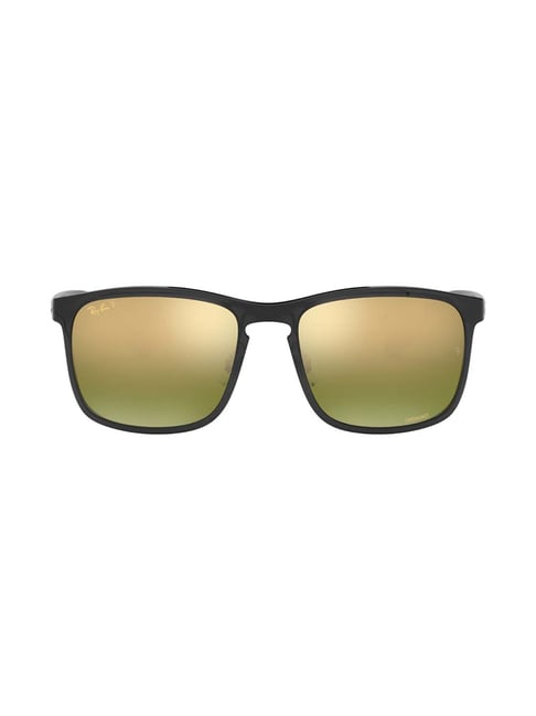 Buy Ray-Ban 0RB4264 Green Chromance Tech Wayfarer - 58 mm For Men  