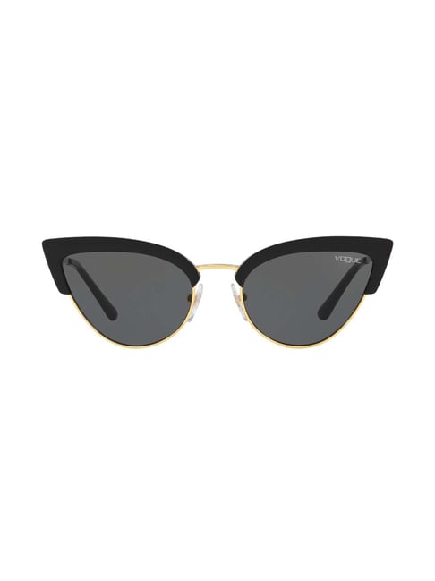 Vogue Women's Sunglasses Cat Eye Acetate - Black - iCuracao.com