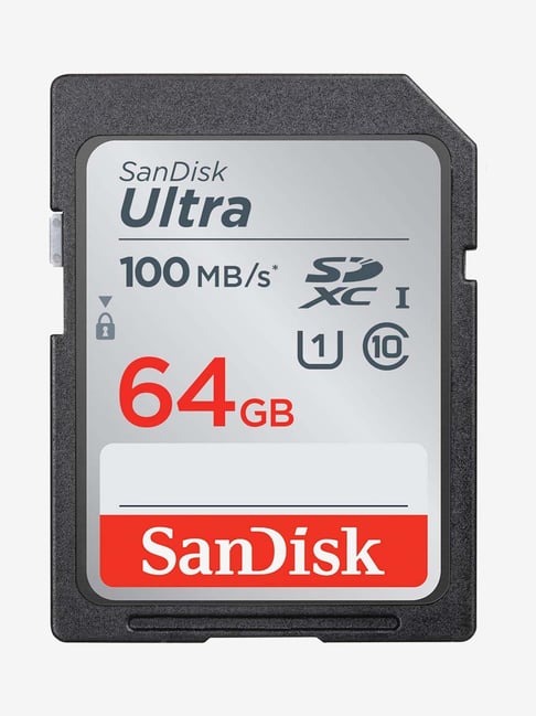 SanDisk Ultra SDSDUNR-064G-GN6IN 64GB SDXC UHS-I Class 10 SD Memory Card (Black)