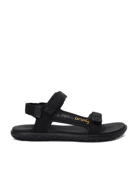 Puma Men's One8 Stride Black Floater Sandals