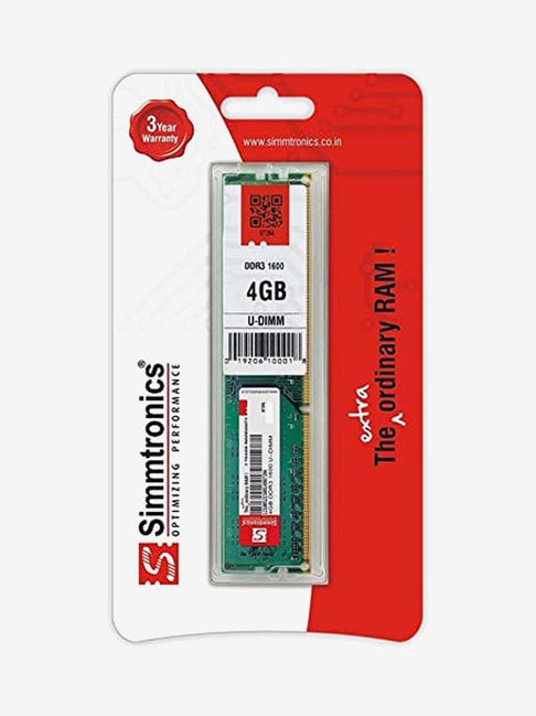 Buy Simmtronics GB DDR3 1600MHz U-DIMM Desktop RAM Online At