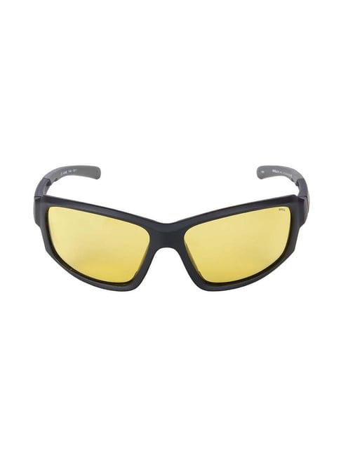 Men Women Thick Black Square Frame Yellow Tint Polarized Small Rectangle  Modern Fashion Sunglasses - Walmart.com