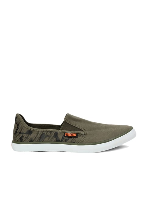 Buy Puma Bukavu IDP Burnt Olive Slip-Ons for Men at Best Price @ Tata CLiQ