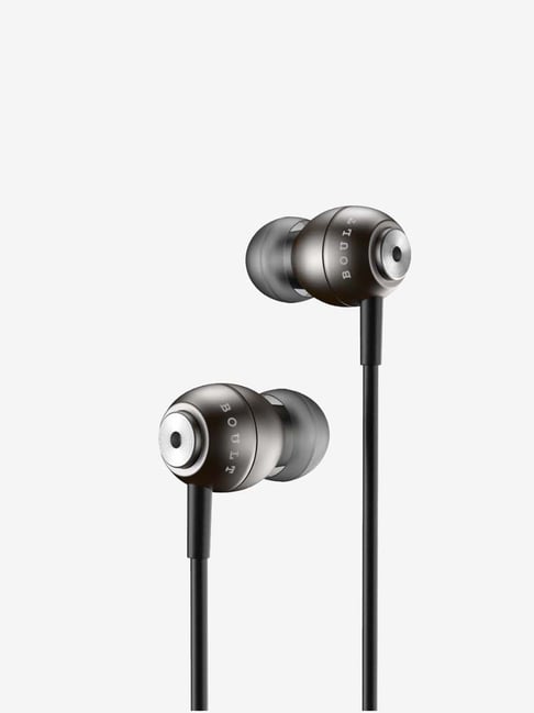 Boult Audio BassBuds Storm-X In-Ear Wired Earphones with Full Metal Body & Extra Bass (Grey)