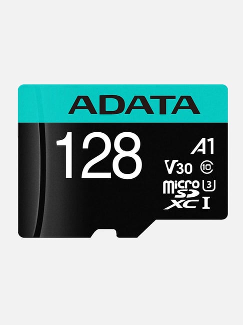 ADATA 128GB Class 10 Premier Pro UHS-I MicroSD Memory Card (A1, Black)