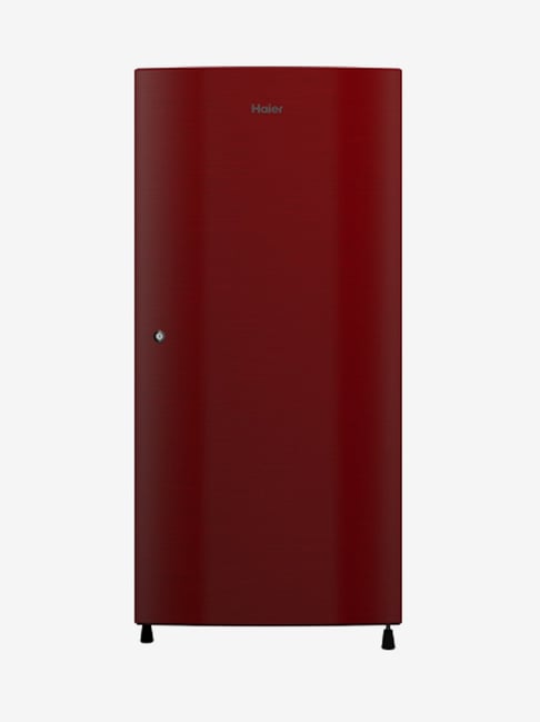 Haier 195L 3 Star 2020 Direct Cool Single Door Refrigerator Red, HRD 1953CCR E Haier Electronics TATA CLIQ