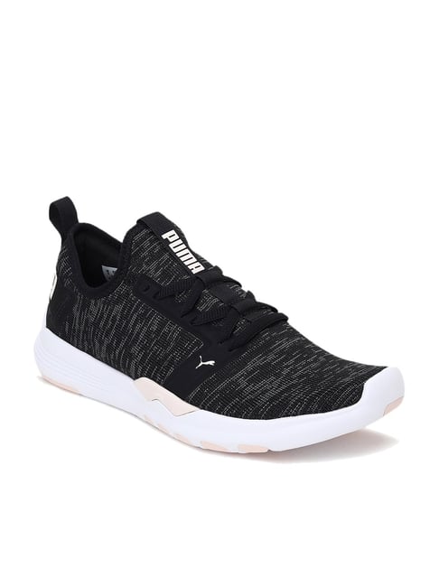 Puma Ignite Contender Knit Black Running Shoes