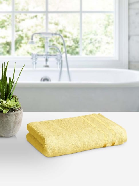 Yellow bath towel discount sets