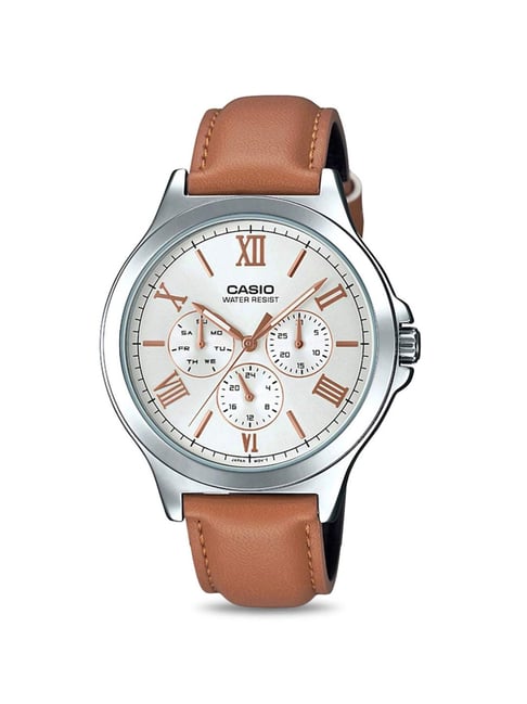 MTP-1183A-7A Men's Silver Quartz Casual Analog Watch w/ Date Display -  Walmart.com