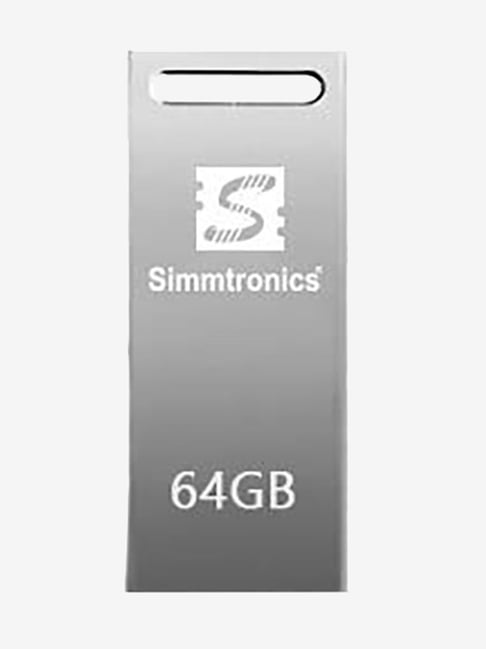 Simmtronics 64GB USB 2.0 Flash Drive (Sliver)