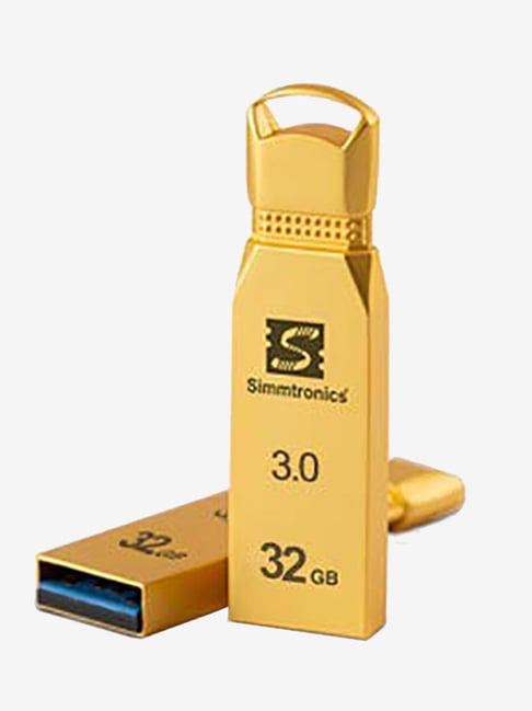 Buy Simmtronics 32GB USB Flash Drive (Gold) Online At Best