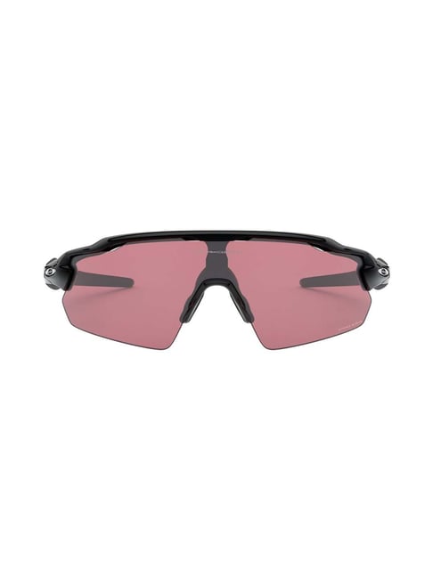 Buy Oakley 0OO9211 Red Prizm Wraparound Sunglasses 38 mm For Men