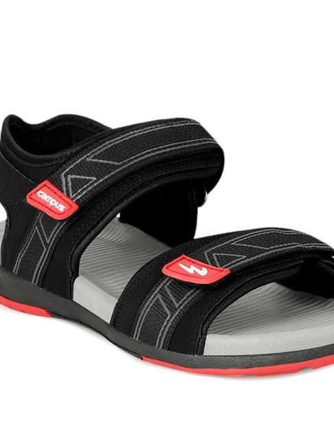 Buy Campus SD-071 Black Floater Sandals 