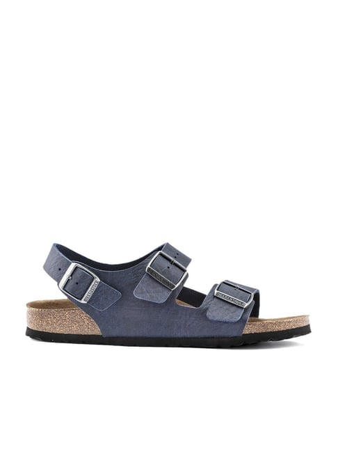 Birkenstock Milano Navy Regular Width Back Strap Sandals