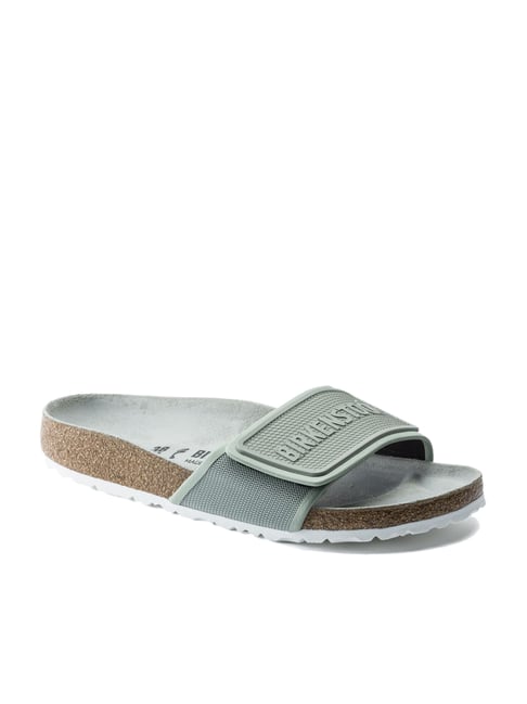 sage green birkenstocks