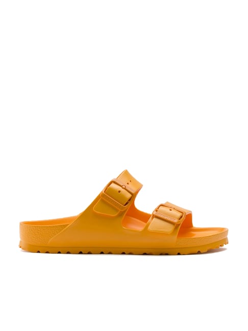 Buy Birkenstock Arizona Orange Regular Width Casual Sandals for