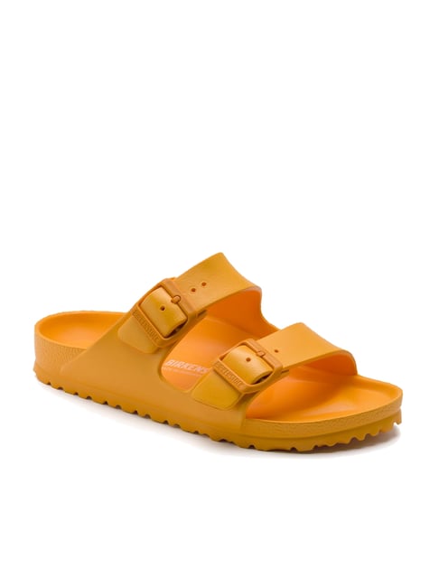 Orange birkenstocks 2025