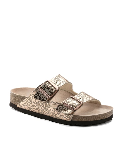 birkenstocks rose gold