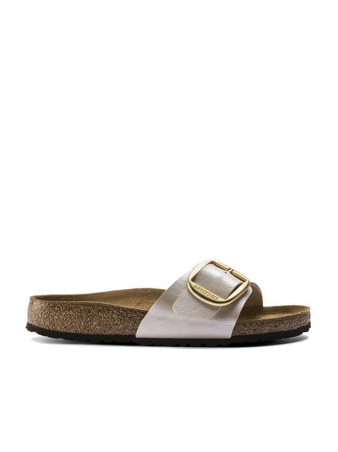 Birkenstock madrid big buckle pearl white new arrivals