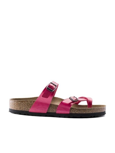 Buy Birkenstock Mayari Pink Regular Width Cross Strap Sandals for Women at Best Price Tata CLiQ