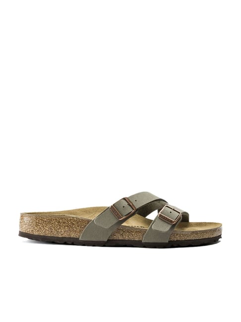 Birkenstock Yao Stone Grey Narrow Width Casual Sandals