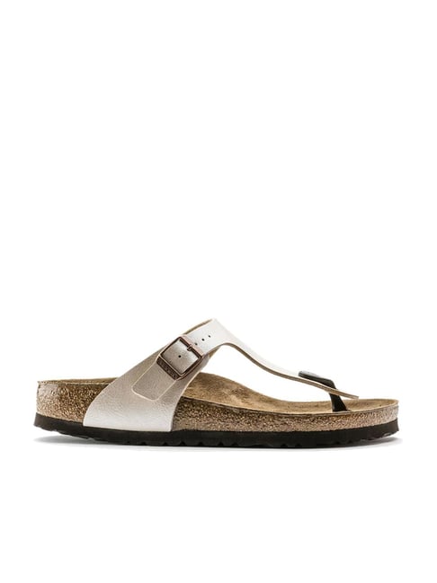 Birkenstock Gizeh Pearl White Regular Width Casual Sandals