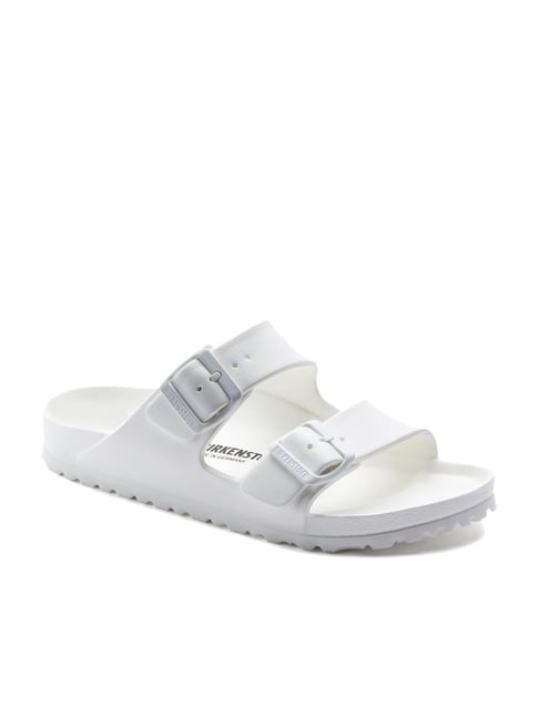 Buy Birkenstock Arizona White Narrow Width Casual Sandals for