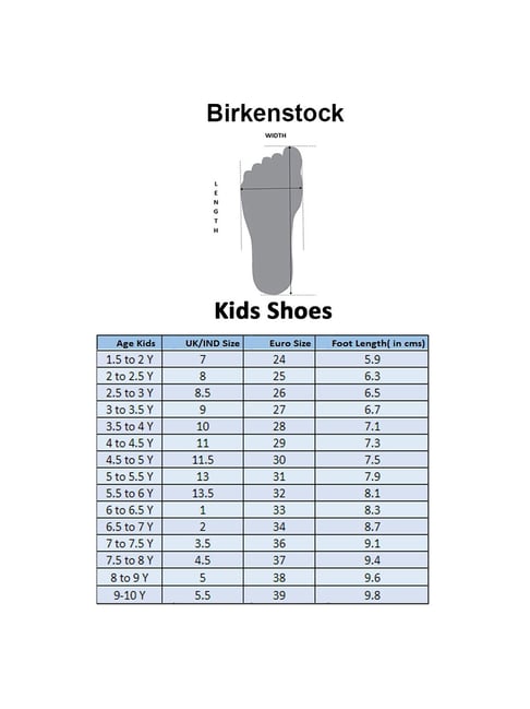 BIRKENSTOCK KIDS JUNE 39サイズ Birkenstock Kids Size Chart – Portfashion.com