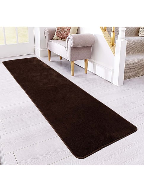 Saral Home Dark Brown Multipurpose Runner - Set of 1