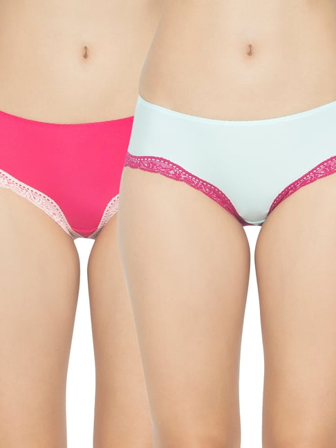 Triumph Multicolor Stretty Lace Hipster Brief - Pack Of 2 Price in India