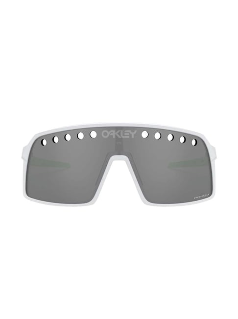 Oakley Hydra visor sunglasses with gold lens in grey | ASOS