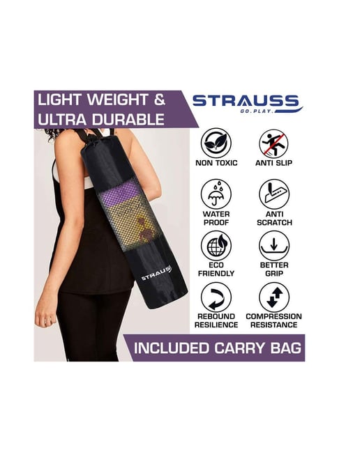 Plain Fine Strauss Velvet Yoga Mat Bag with Shoulder Strap, (IM-091) at Rs  165/piece in Noida