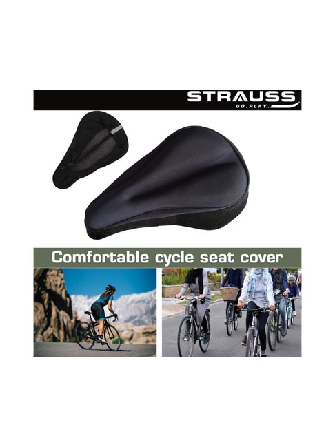 Strauss Bicycle Seat Cover Black At Best Tata Cliq - Spinning Class Bike Seat Cover