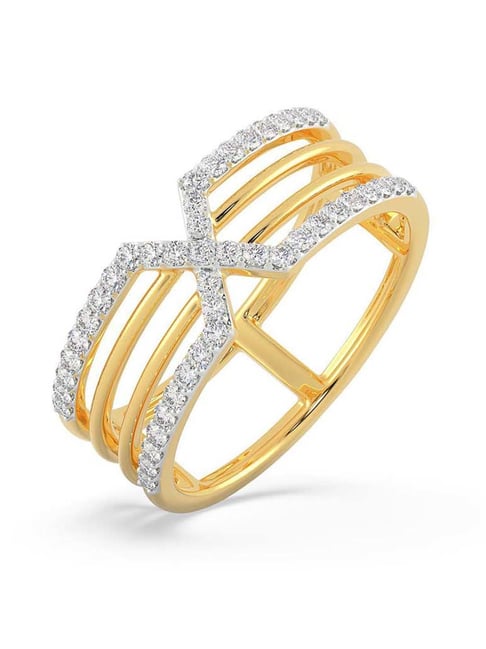 Buy Malabar Gold and Diamonds 18k White Gold & Diamond Mine Ring Online At  Best Price @ Tata CLiQ
