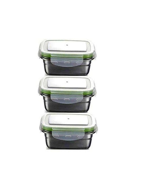 Femora High Steel Rectangle Lunch Box Steel