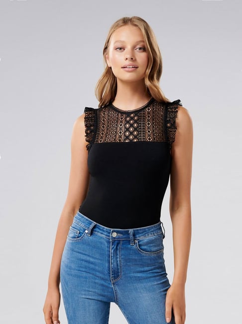 geo lace top