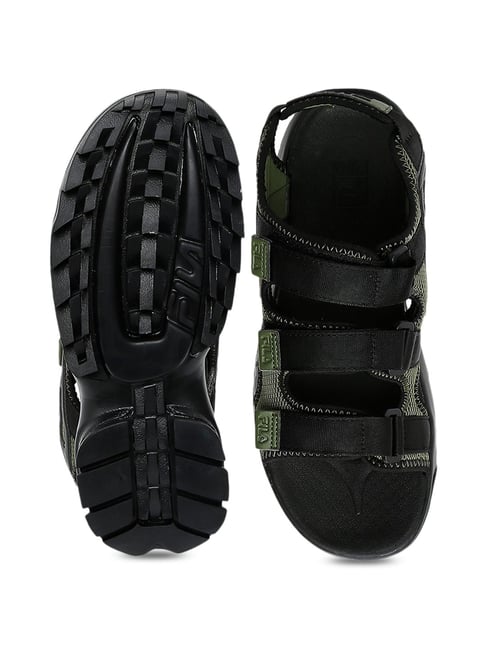 Buy Fila Disruptor Black Floater Sandals for Men at Best Price