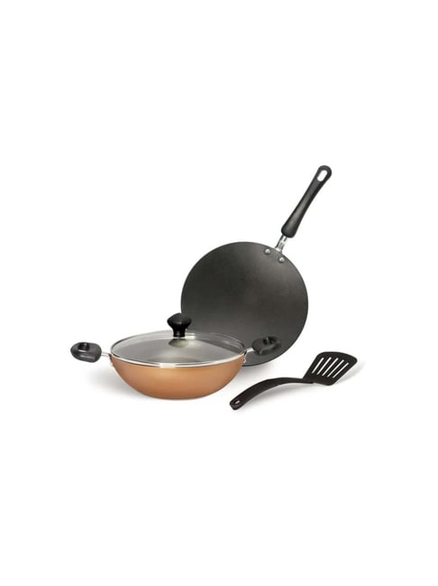 Buy Cast Iron Cookware Set: Kadai + Tawa Online @ Best Price - 40