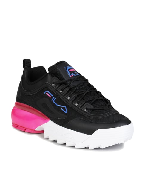 Fila black clearance pink