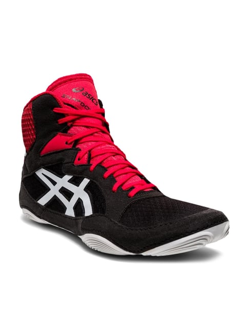 Asics aggressor 3 on sale black