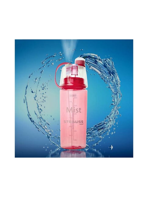 Strauss Water Mist Spray Bottle, 600 ml (Pink)-Strauss-Footwear-TATA CLIQ