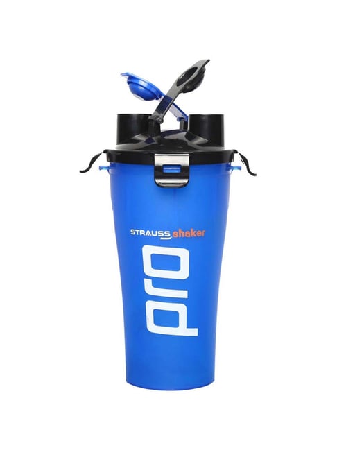 Strauss Dual Shaker Pro 700 ml (Blue)-Strauss-Footwear-TATA CLIQ