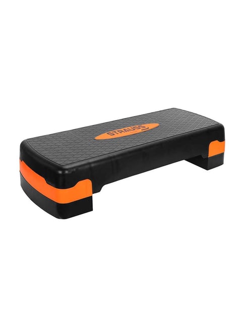 Strauss Aerobic Stepper (Black/Orange)-Strauss-Footwear-TATA CLIQ