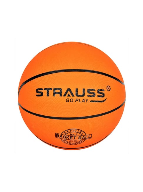 Strauss Official Basketball, Size 7 (Orange)-Strauss-Footwear-TATA CLIQ